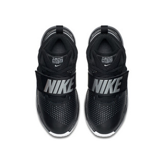 NIKE 耐克 Team Hustle D 8 (GS) 大童篮球鞋 881941-001 黑色 36.5