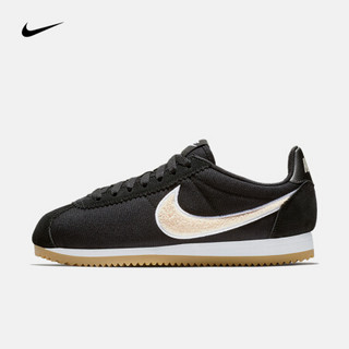 耐克 女子 NIKE CLASSIC CORTEZ PREM  运动鞋 905614 905614-008黑 36.5