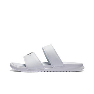 耐克 NIKE BENASSI DUO ULTRA SLIDE 女子拖鞋 819717 819717-100白/金属银 44.5