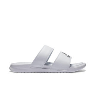 耐克 NIKE BENASSI DUO ULTRA SLIDE 女子拖鞋 819717 819717-100白/金属银 44.5