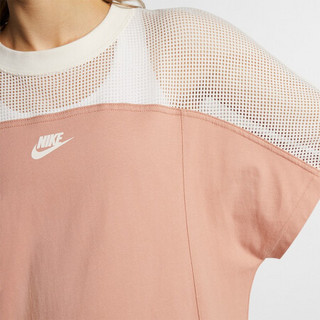 NIKE 耐克 Sportswear 女子运动连衣裙 AR2405-605 粉色 XS