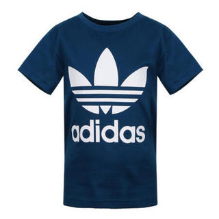 adidas originals阿迪三叶草女小童TREFOIL TEE短袖T恤DV2861 DV2859 116