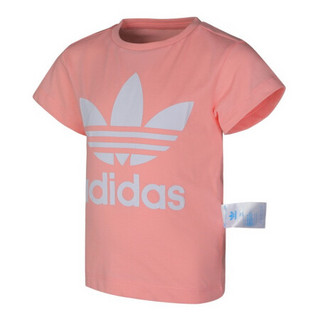 adidas originals阿迪三叶草女小童TREFOIL TEE短袖T恤DV2861 FM5625 122