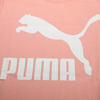 PUMA 彪马 女子运动T恤 579406-19 藕粉色/白 S