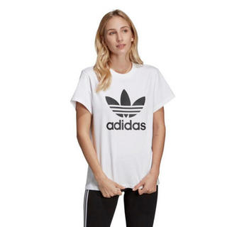 adidas ORIGINALS BOYFRIEND TEE 女子运动T恤 DX2322 白色 38