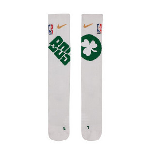 耐克 波士顿凯尔特人队中筒篮球袜子男 （1双） NIKE ELITE NBA SK0160 SK0160-100 L