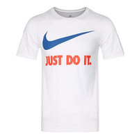 NIKE 耐克 Sportswear “Just Do lt.” Swoosh 男子运动T恤 707361-100 白色 XXL