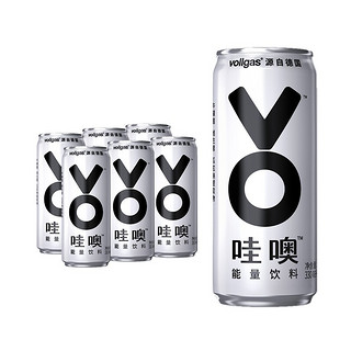 vollgas 哇噢 维生素功能性饮料 牛磺酸气泡能量饮料 330ml*6罐