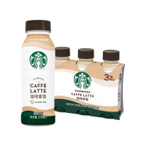 有券的上：STARBUCKS 星巴克 咖啡拿铁  270ml*3瓶