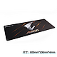 GIGABYTE 技嘉 AORUS定制版鼠标垫铺桌大号锁边黑色 800mm*300mm*4mm 鼠标垫-京云仓