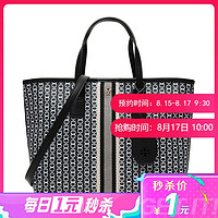 TORY BURCH 汤丽柏琦 21春夏 TORY BURCH 托里·伯奇 女款 链条印花涂层帆布手提单肩斜挎包 53304