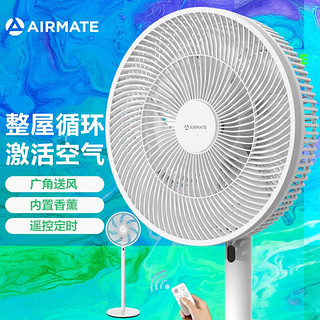 AIRMATE 艾美特 Airmate）七叶循环通风落地扇/家用低噪节能风扇/定时电风扇 CS30-R21