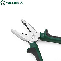 SATA 世达 工具钢丝钳老虎钳子电工钳05501 05501（6寸）