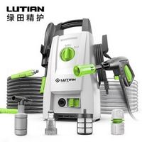 LUTIAN 绿田 绿高压洗车机 小怪兽款 220v 短手柄 出水管6米 泡沫壶