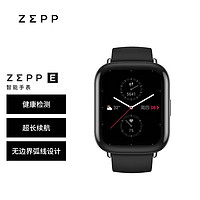 ZEPP Zepp E 时尚智能手表 NFC 50米防水 方屏版 曜石黑 氟橡胶表带