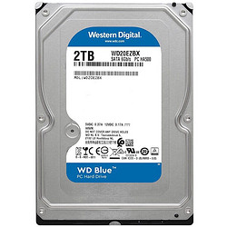 Western Digital 西部数据 蓝盘 2TB SATA6Gb/s 256MB 7200RPM 台式机械硬盘(WD20EZBX)