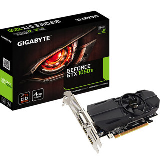 GIGABYTE 技嘉 GTX 1050Ti 4GL 显卡 4GB 黑色