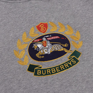 BURBERRY 博柏利 男士连帽卫衣 80030151 灰色 M