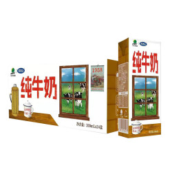 Wondersun 完达山 全脂纯牛奶 200ml*24盒