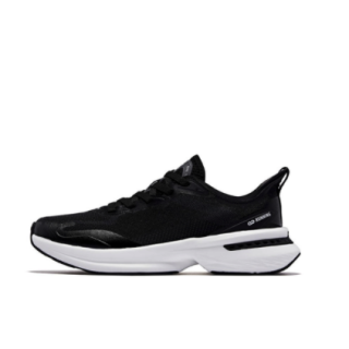 商品qiaodan乔丹风行10代女子跑鞋bm22210210黑色白色36