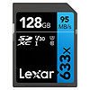 Lexar 雷克沙 128G SD存储卡 U3 V30 相机内存卡class10高速SD大卡800x 128G