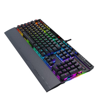 E.T I119 刀锋 116键 有线机械键盘 黑色 国产青轴 RGB