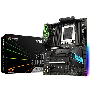 MSI 微星 X399 SLI PLUS ATX主板（AMD TR4、X399）