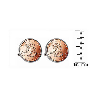 Finland 2-Euro Coin Cufflinks