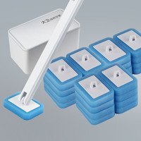 大卫马桶刷套装一次性卫生间家用洗厕所刷子拓朴洁厕清洁刷长柄厕所刷24头