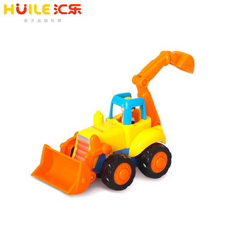 汇乐玩具（HUILE TOYS）快乐工程队 推土车 326A 惯性动力工程车男孩玩具儿童塑料车模 单只装 颜色随机