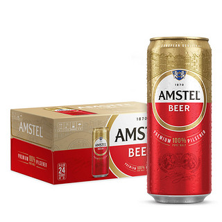 Heineken 喜力 Amstel红爵啤酒330ml*24听