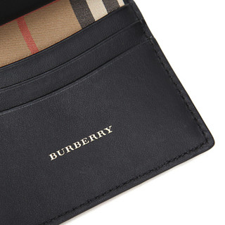 BURBERRY 博柏利 Vintage系列 女士短款钱包 40734311 黑色