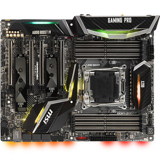 MSI 微星 X299 GAMING PRO CARBON AC ATX主板（Intel LGA2066、X299）