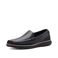 Clarks 其乐 Fairford Step 男士低帮乐福鞋 261430497 黑色 41.5