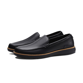 Clarks 其乐 Fairford Step 男士低帮乐福鞋 261430497 黑色 45