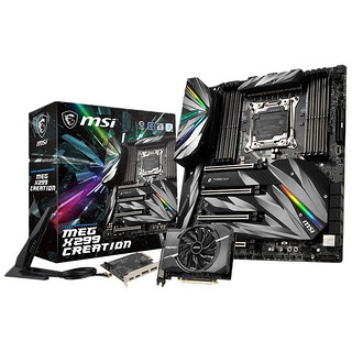 MSI 微星 游戏荣耀 MEG X299 CREATION ATX主板（Intel LGA2066、X299）