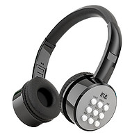 AoShuo 奥烁 i6 耳罩式头戴式有线耳机 黑色 3.5mm+音频线+电脑麦克风线