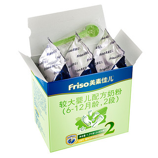 Friso 美素佳儿 金装系列 较大婴儿奶粉 国行版 2段 1200g