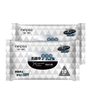 nepia 妮飘 厨房湿巾 10片*4包