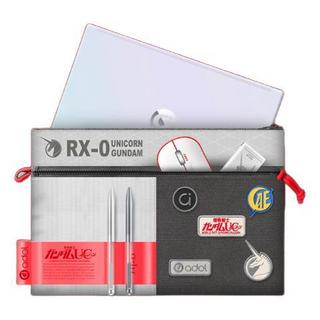 adol a豆 RX-0 独角兽高达版 14英寸内胆电脑包 灰色