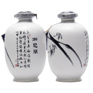 XIANGQUAN 湘泉 四君子 梅兰竹菊 52%vol 馥郁香型白酒 1500ml*4瓶 整箱装