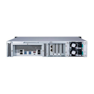 威联通（QNAP）TS-h1277XU-RP 32G AMD八核心处理器 双电源12盘机架式网络存储服务器NAS（含导轨+16T*12)