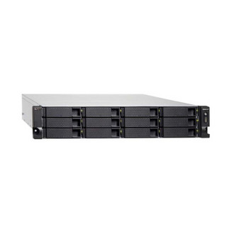 威联通（QNAP）TS-h1277XU-RP 32G AMD八核心处理器 双电源12盘机架式网络存储服务器NAS（含导轨+16T*12)