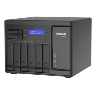 威联通（QNAP）TS-h886 16G Intel® 处理器 八盘位 nas网络存储服务器私有云存储磁盘阵列(内含10T*6)