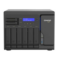 威联通（QNAP）TS-h886 16G Intel® 处理器 八盘位 nas网络存储服务器私有云存储磁盘阵列(内含10T*6)