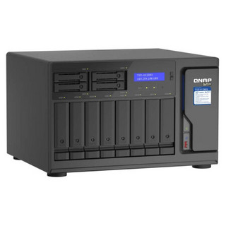威联通（QNAP）TVS-h1288X 12盘位 Intel® 六核心处理器桌面型网络智能云存储服务器私有云NAS（内含10T*8）