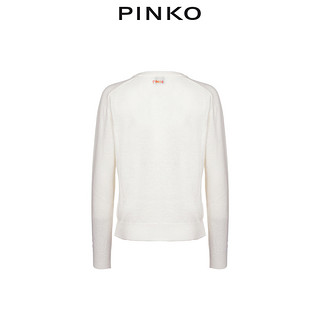 PINKO2021春夏新品女装字母涂鸦休闲针织衫1G1602Y727（S、CR5）