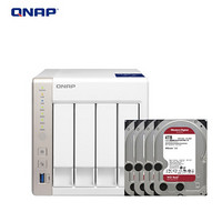 威联通（QNAP）TS-428 2G内存四核心处理器四盘位nas网络存储 磁盘阵列 私有云（内含4T*4）