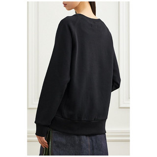 A.P.C.联名款 2021春夏女纯色棉罗纹卫衣NAP/NET-A-PORTER（L、浅灰色）