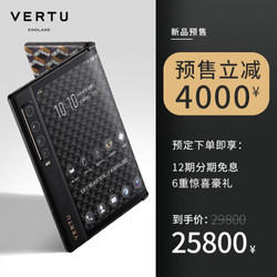 VERTU 纬图 5G折叠屏双卡双待商务手机 8GB 256GB 经典老花
